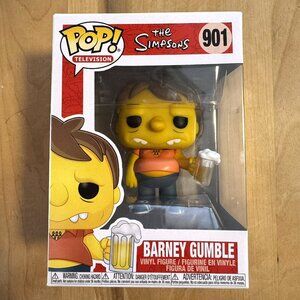 FUNKO POP! TELEVISION BARNEY GUMBLE #901 The Simpsons NIB Never Opened Vaulted
